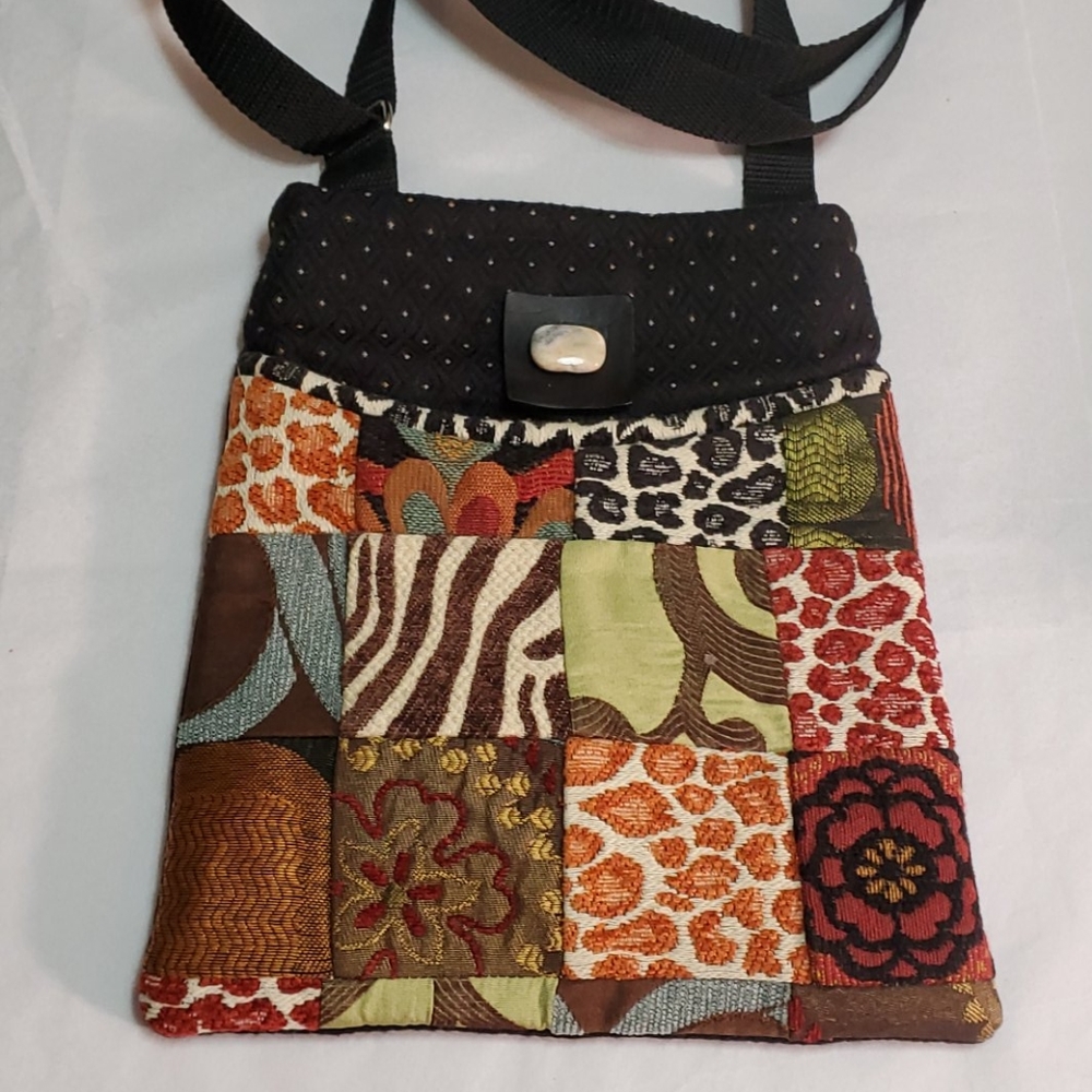 Patchwork Mini Crossbody Bag in Multi Color